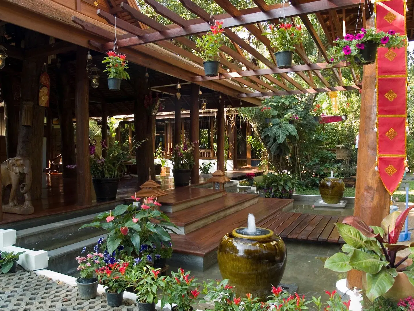 The Granary Resort Terrasse