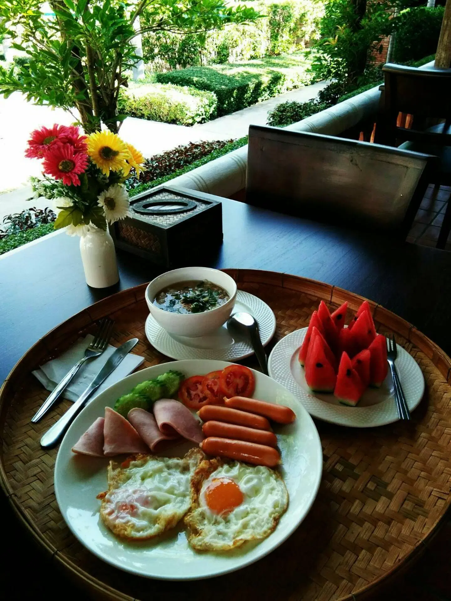 Scent of Sukhothai Resort Terrasse