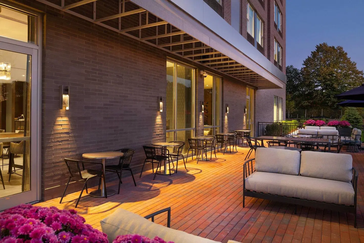 Residence Inn by Marriott Boston Natick Terrasse
