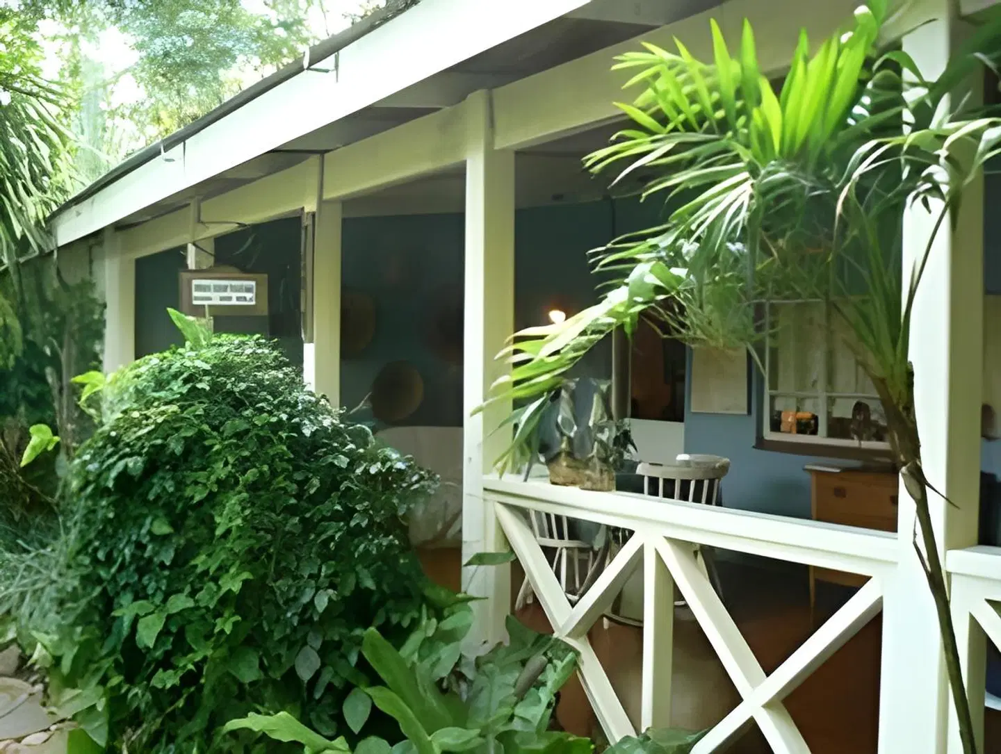 Blue Cottages Garten
