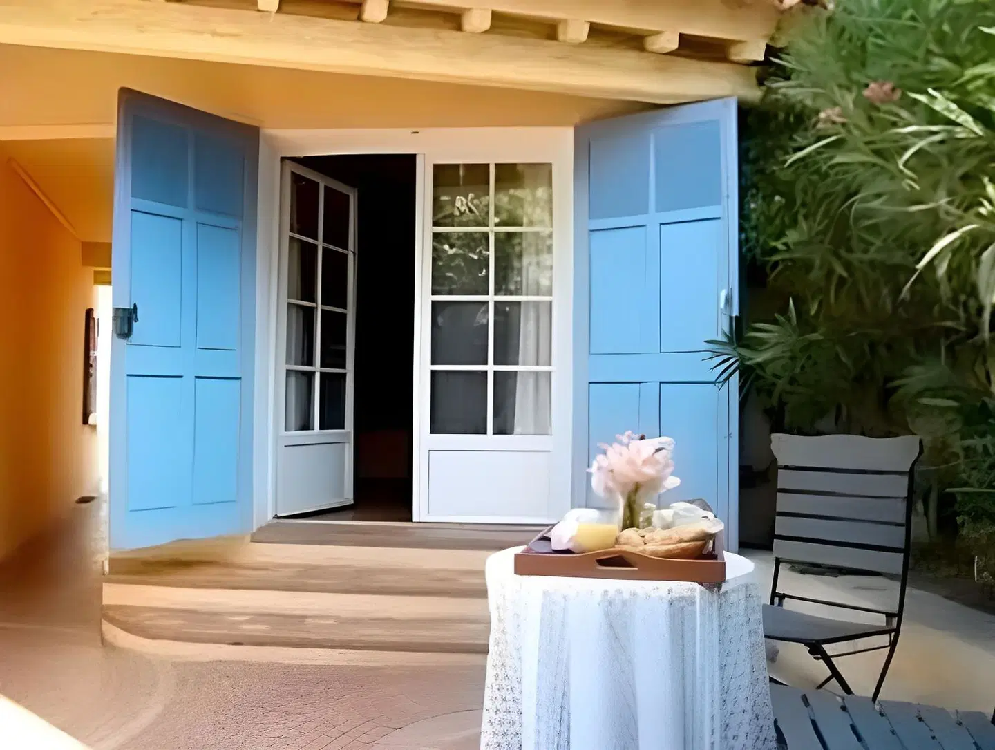 Auberge des Glycines Terrasse