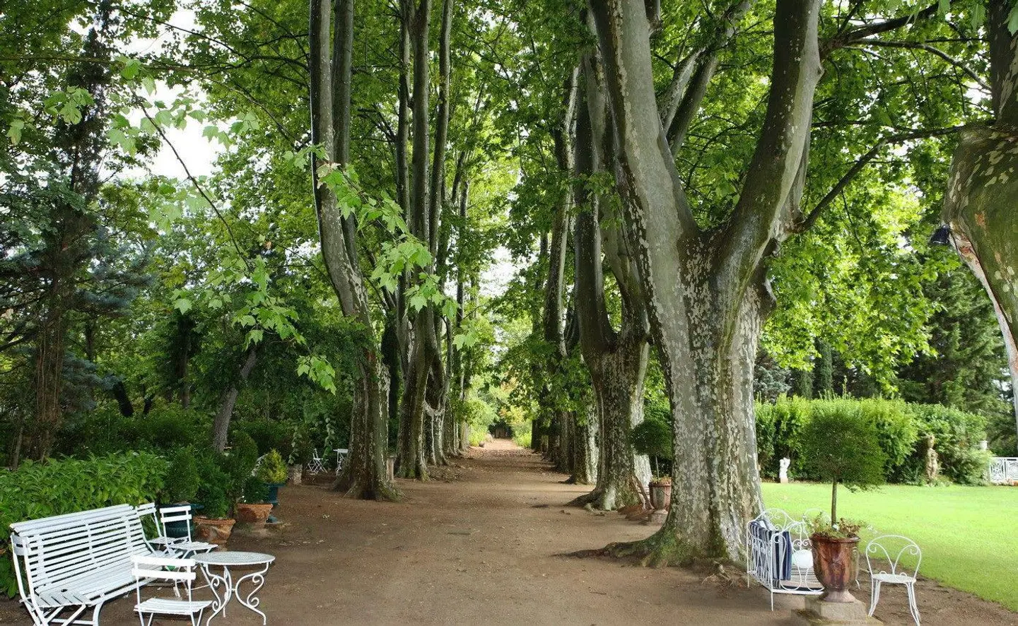 Château de Saint-Girons Garten