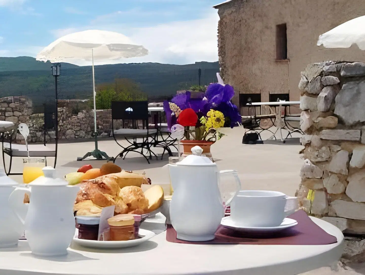 Château de Trigance Terrasse
