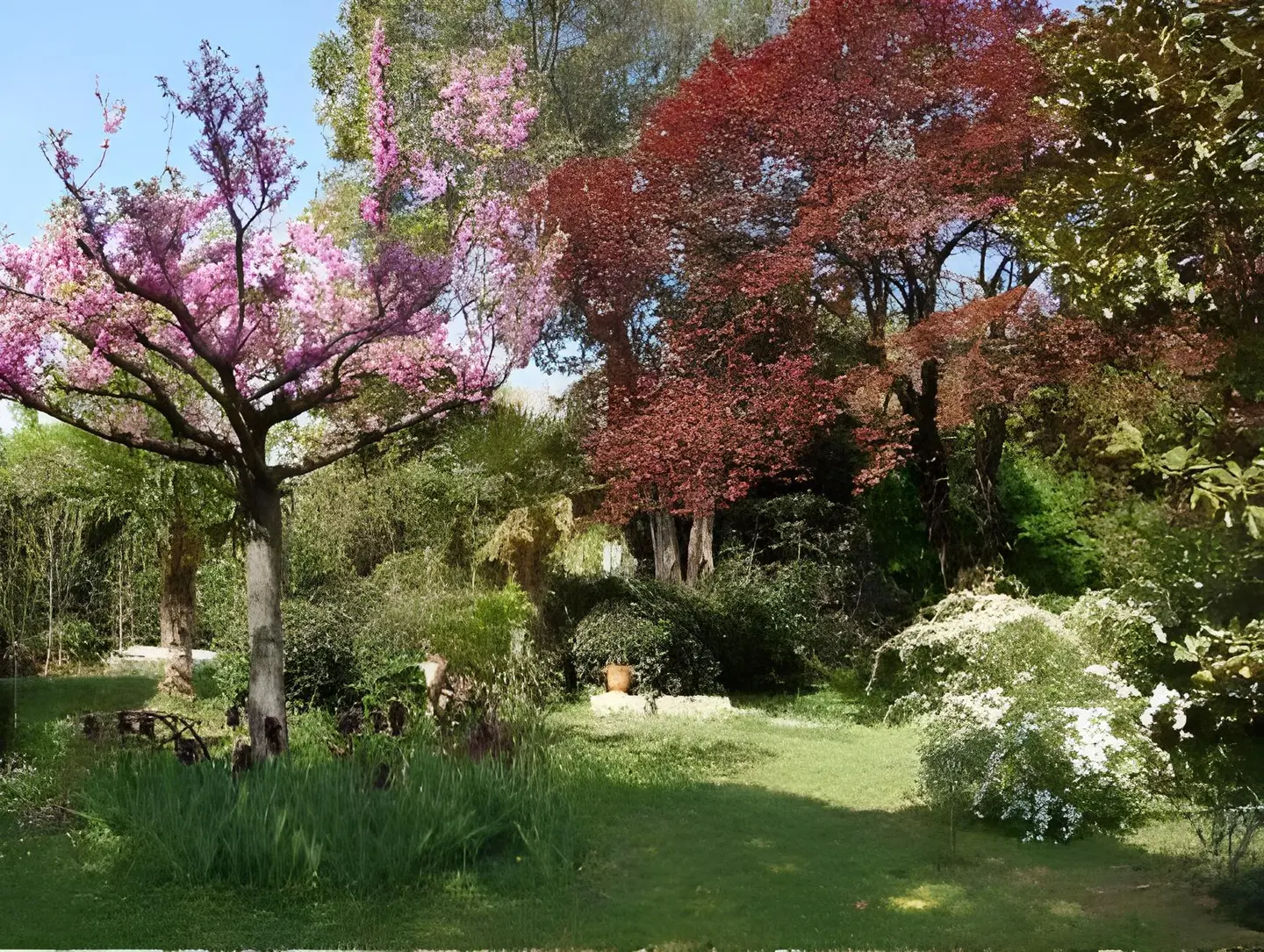Le Mas Ferrand Garten