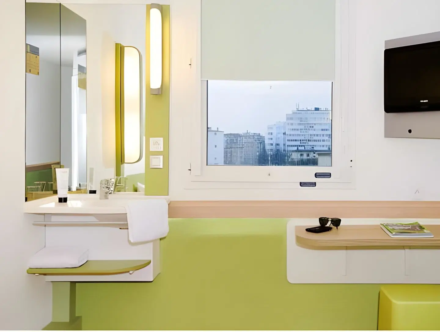 ibis budget Perpignan Centre Badezimmer