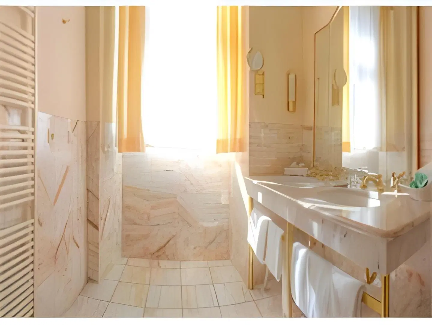 Schlosshotel Bad Neustadt Badezimmer