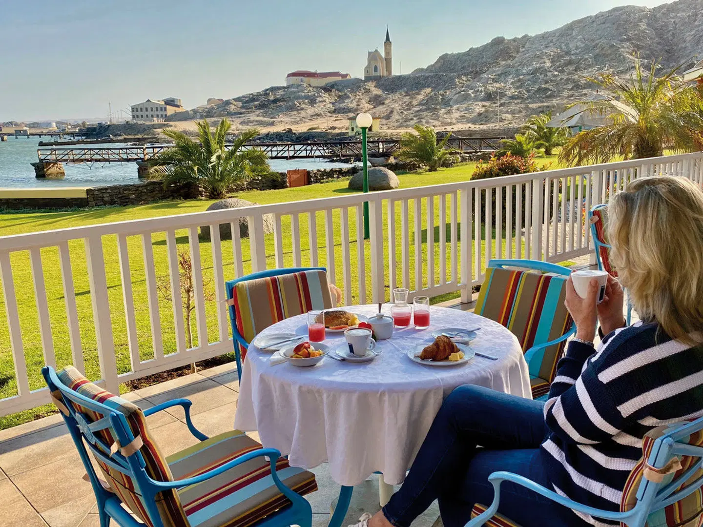 Lüderitz Nest Hotel Terrasse