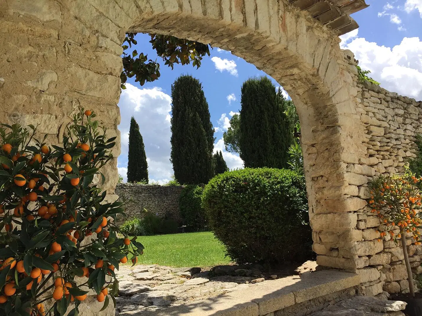 Domaine Les Martins Garten