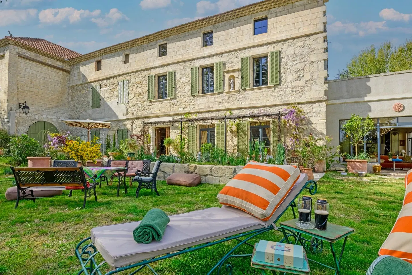 Bastide de Bellegarde Garten