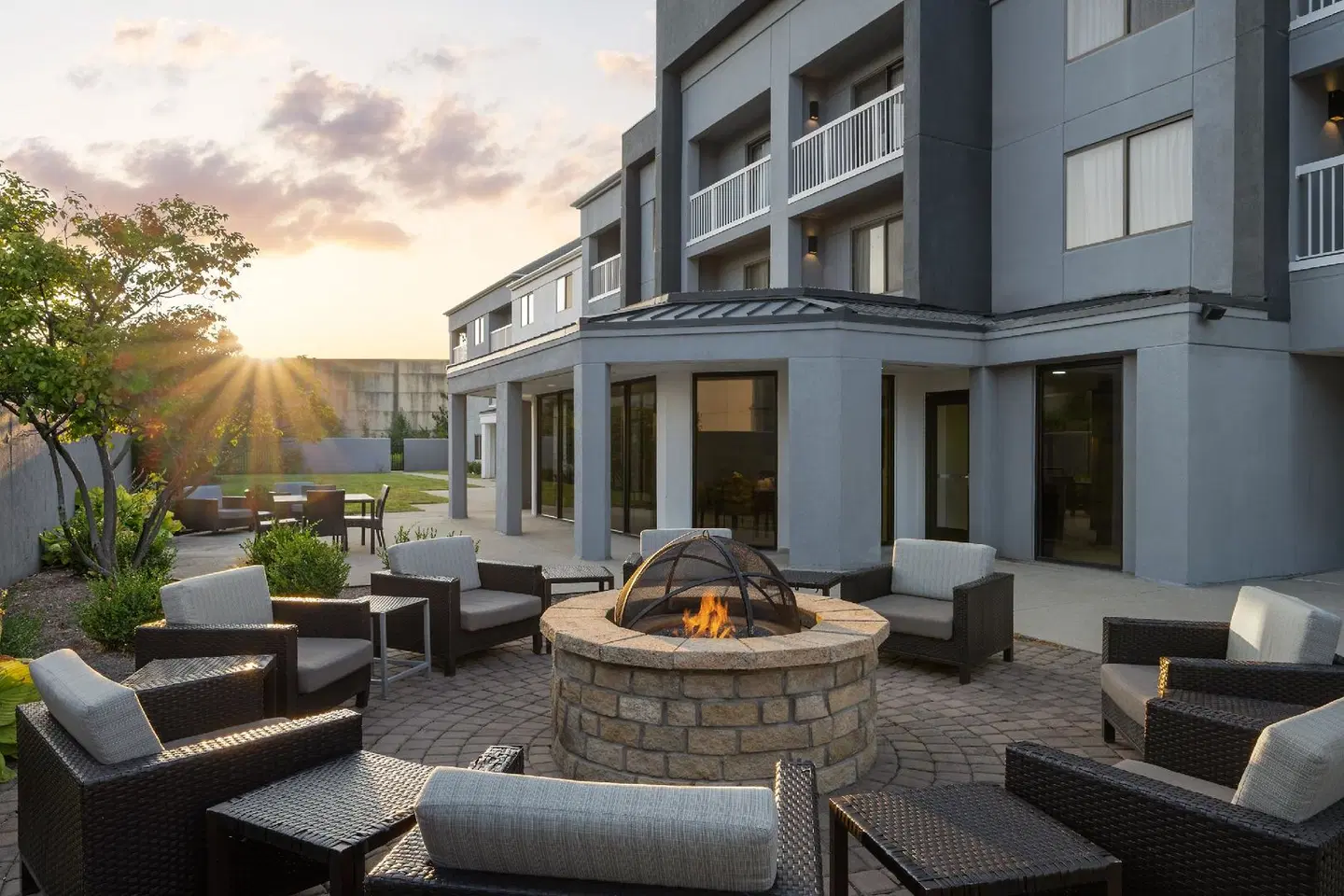 Courtyard by Marriott Indianapolis Northwest Terrasse