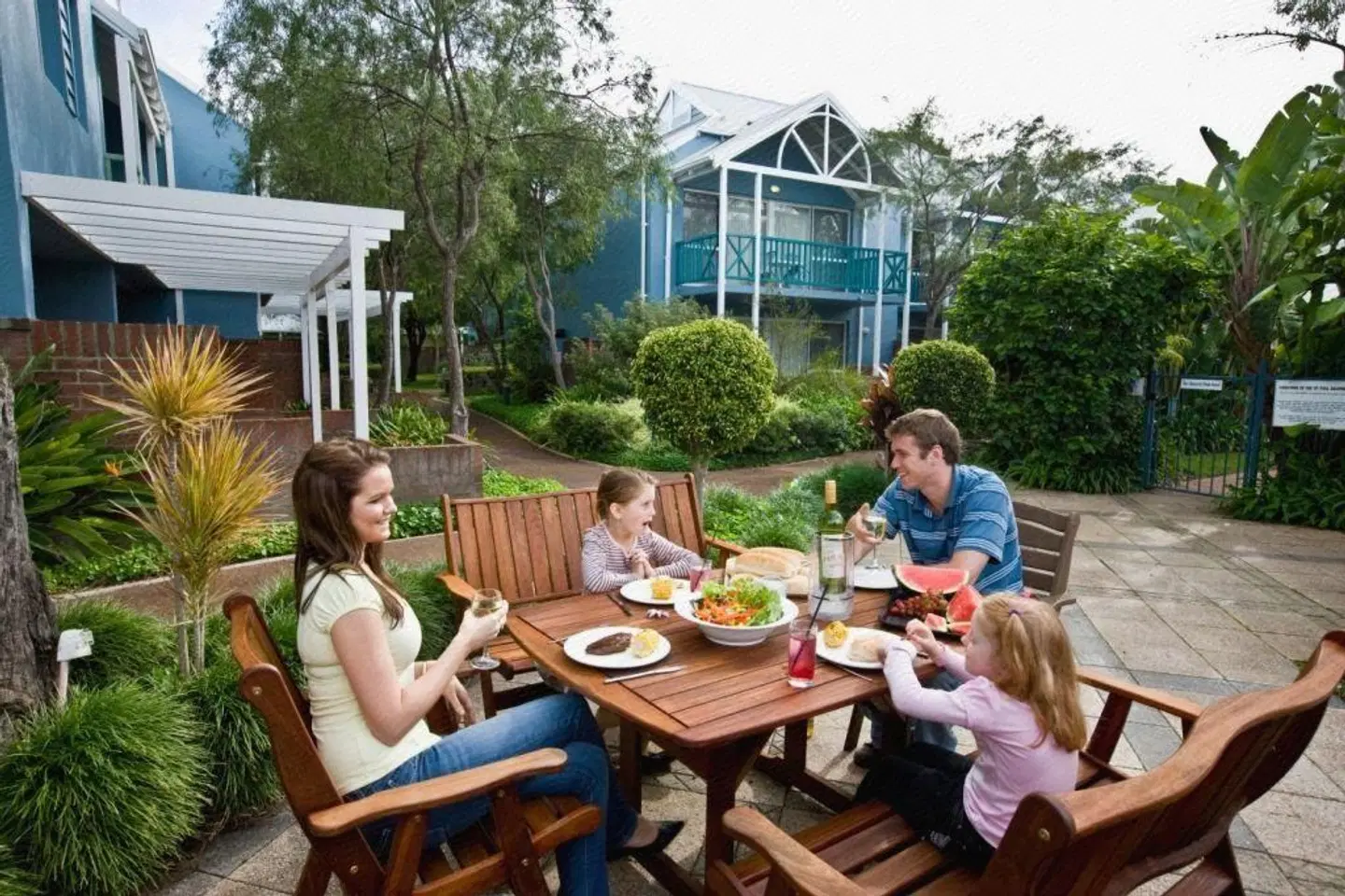 Broadwater  Beach Resort Terrasse