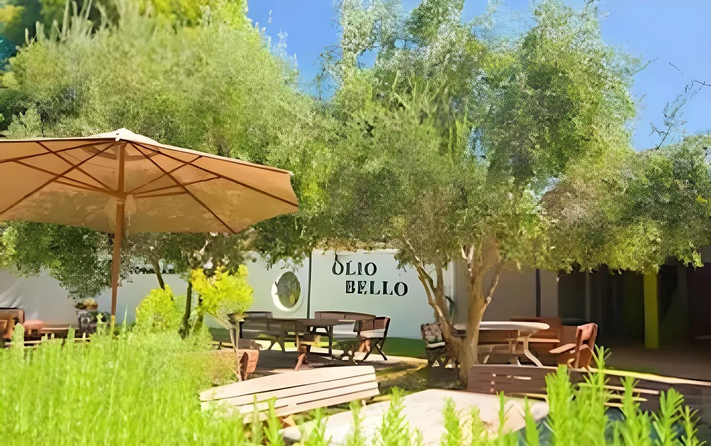 Olio Bello Lakeside Glamping Garten
