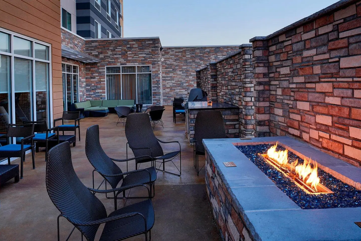 Fairfield Inn & Suites by Marriott Columbus, IN Terrasse