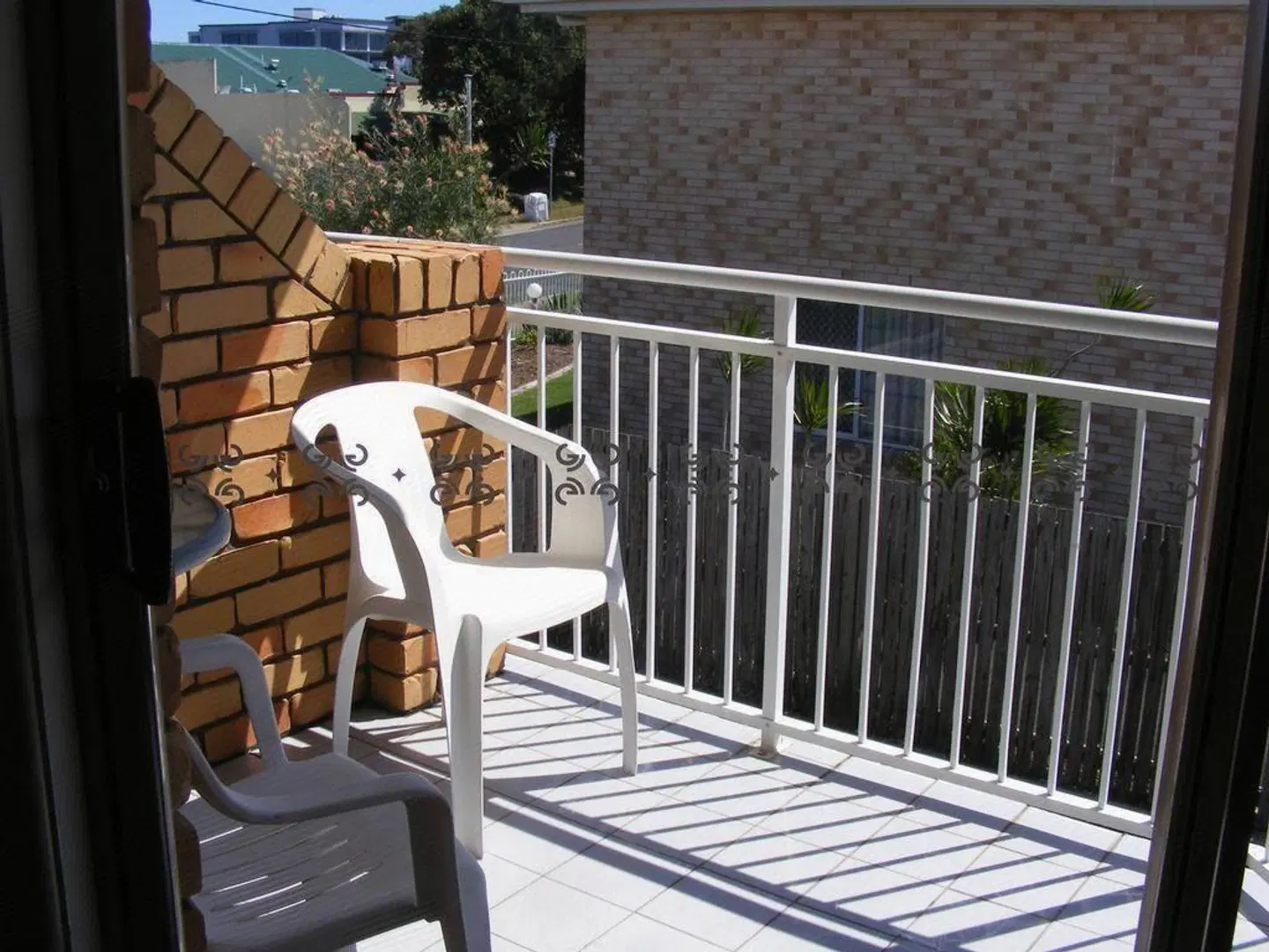 Beachside Motor Inn Terrasse