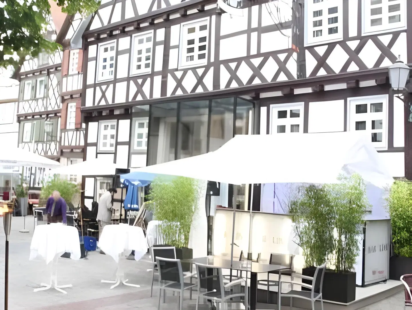 Pfauen Terrasse