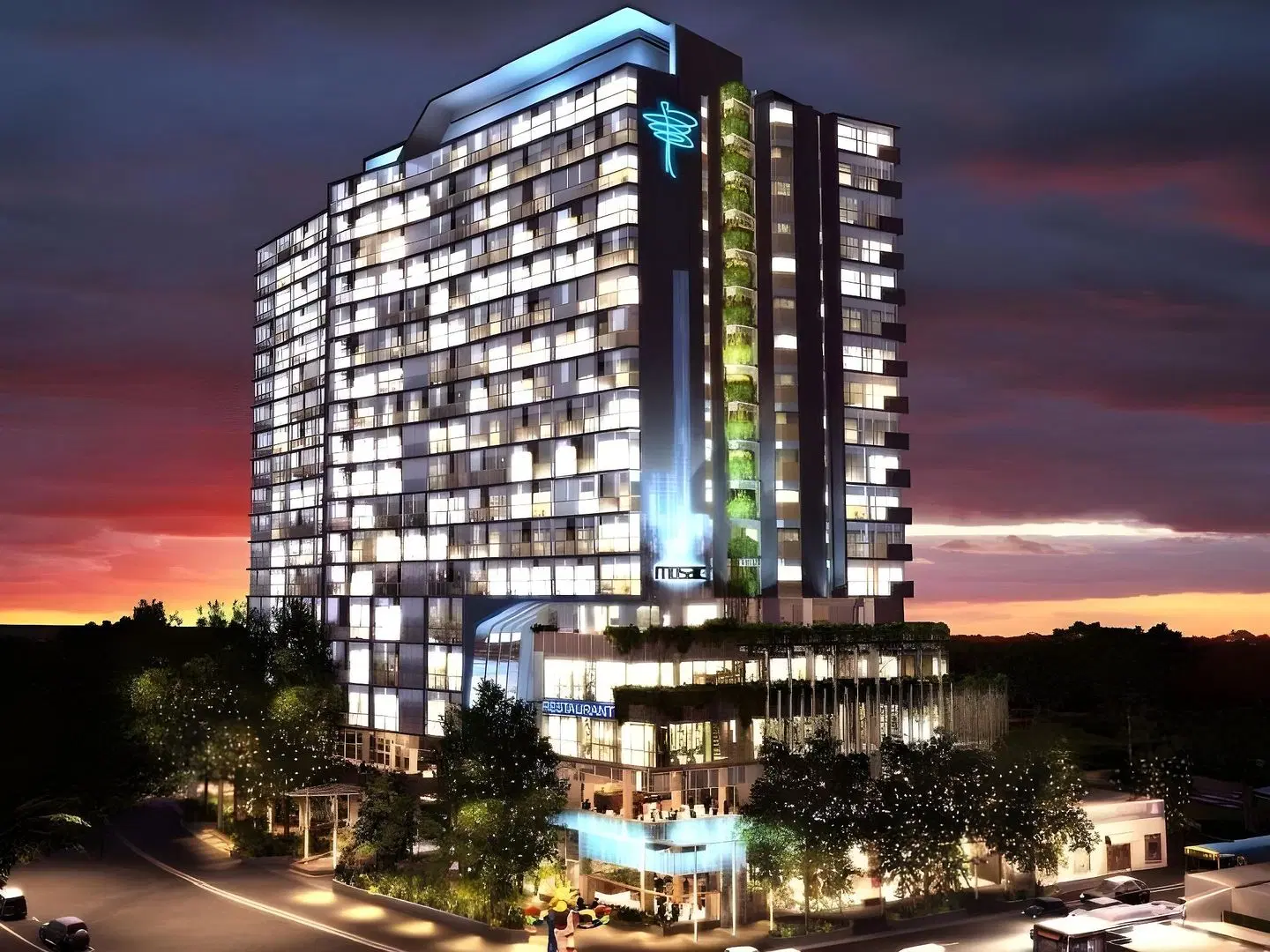 Alpha Mosaic Hotel Fortitude Valley Brisbane EXTERIOR