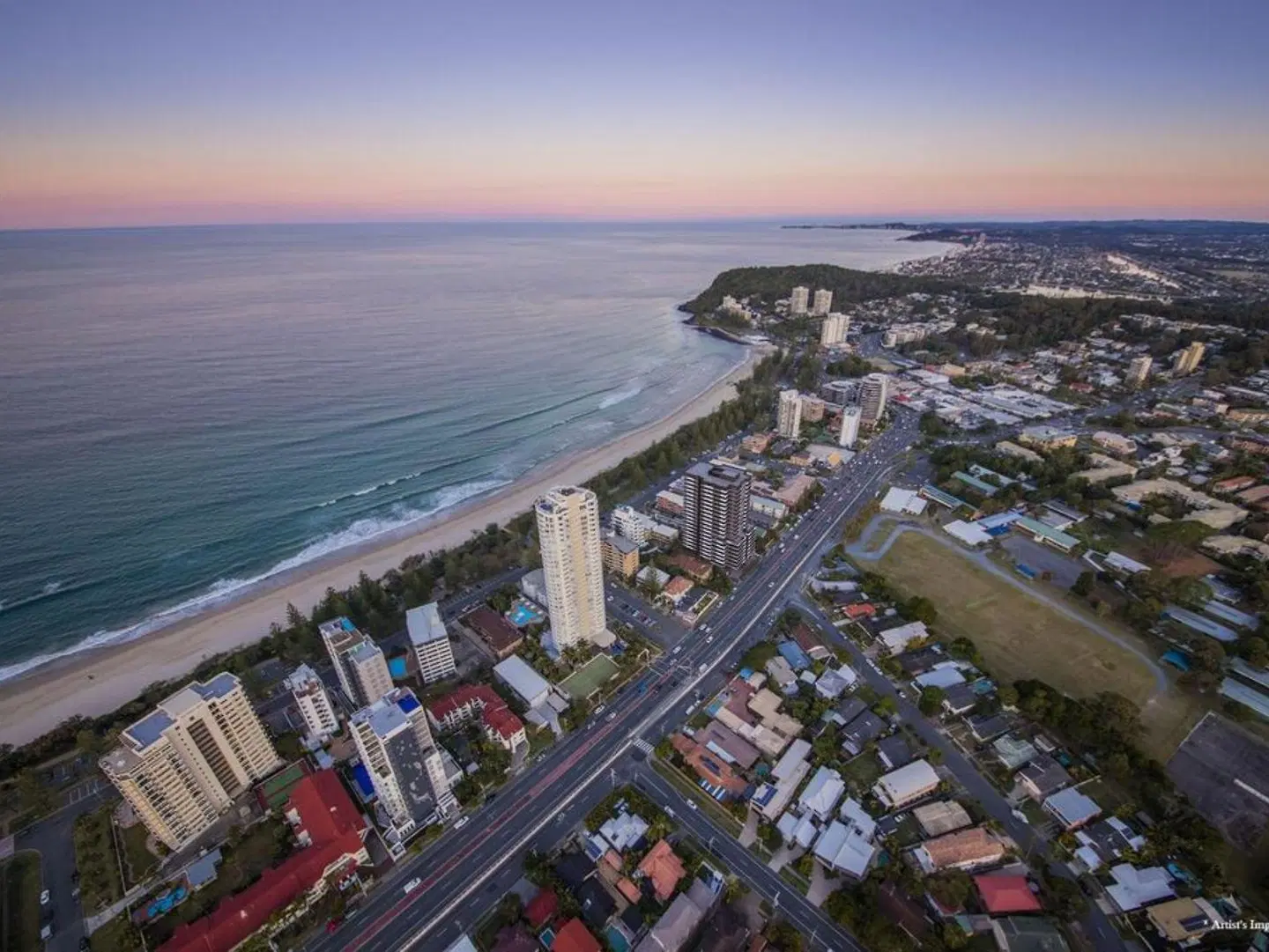 Boardwalk Burleigh Beach Terrasse