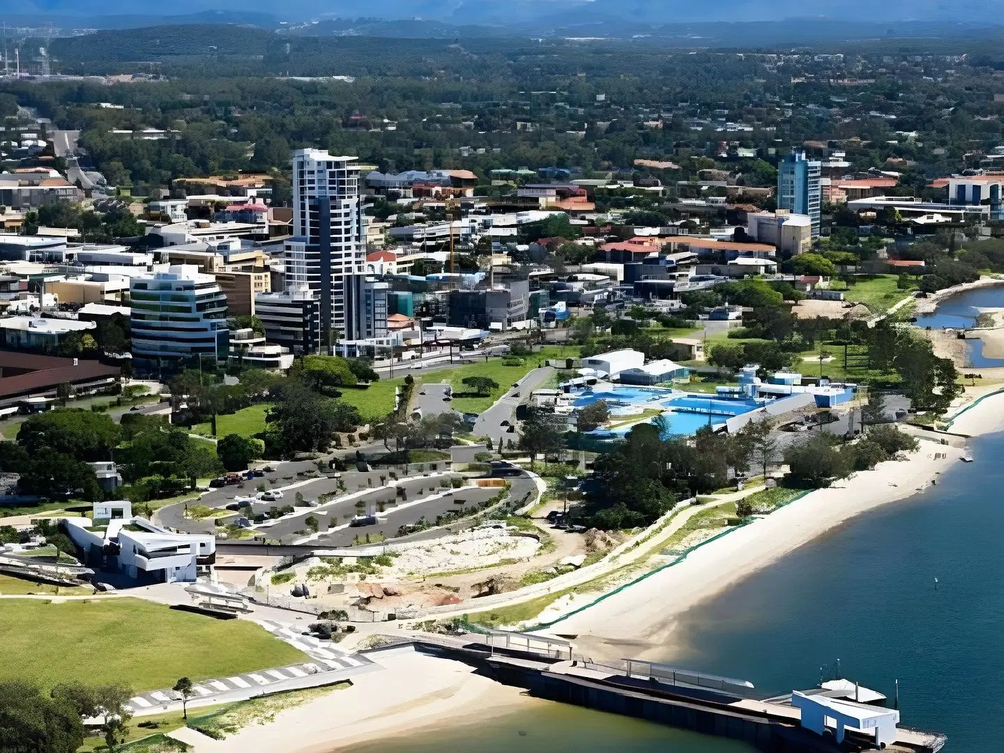Aqualine Apartments On The Broadwater EXTERIOR