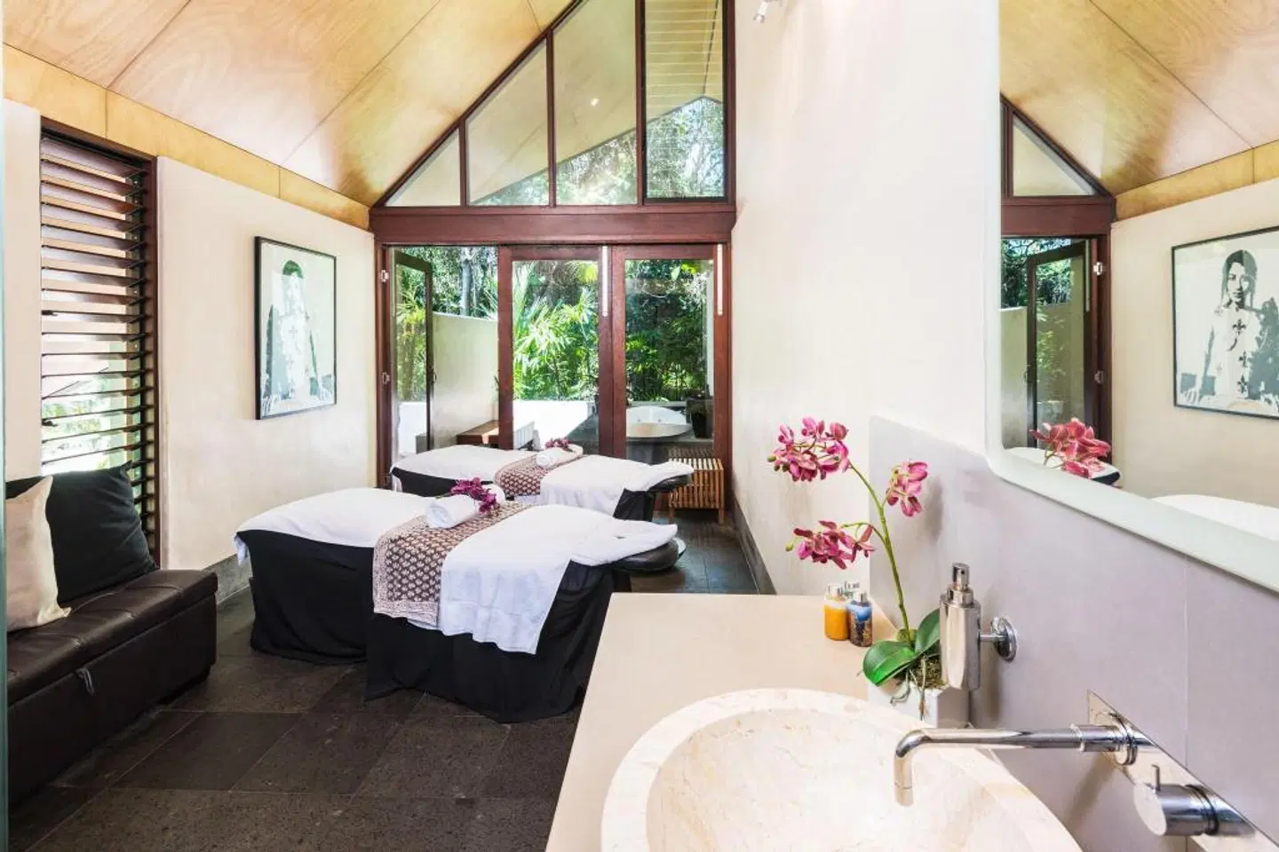 Niramaya Villas and Spa Badezimmer