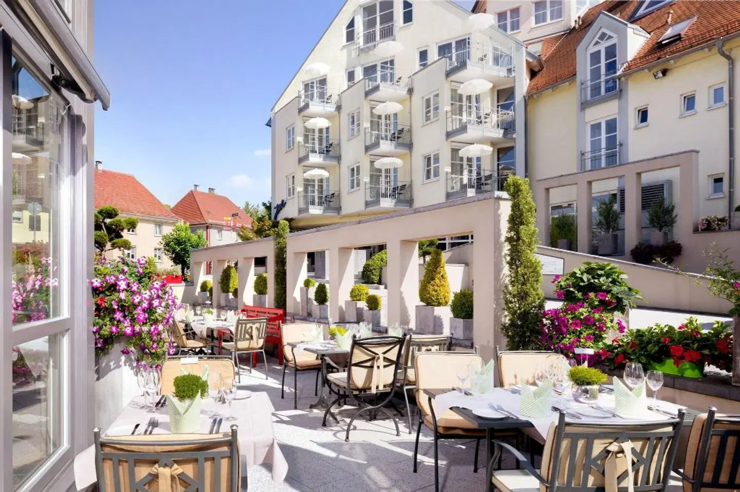 Hotel Traube am See Terrasse