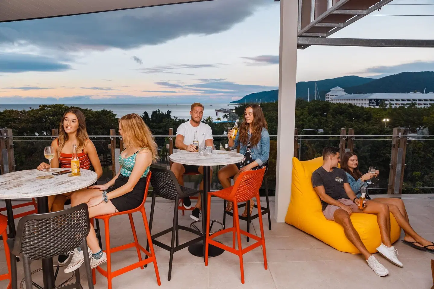 Global Backpackers Cairns Terrasse