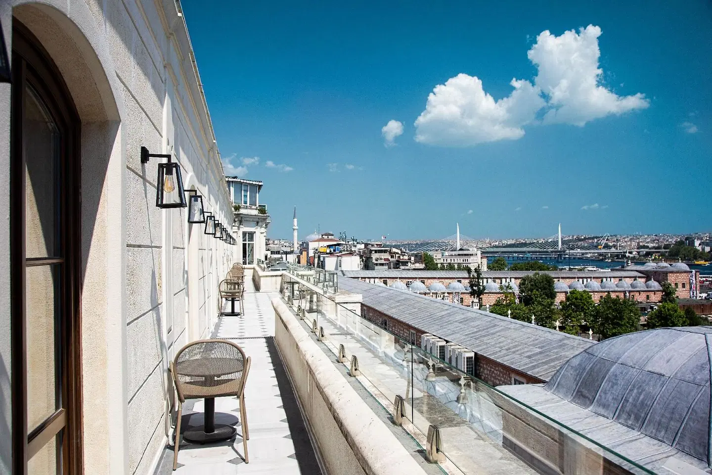 Mest Hotel Istanbul Sirkeci Terrasse