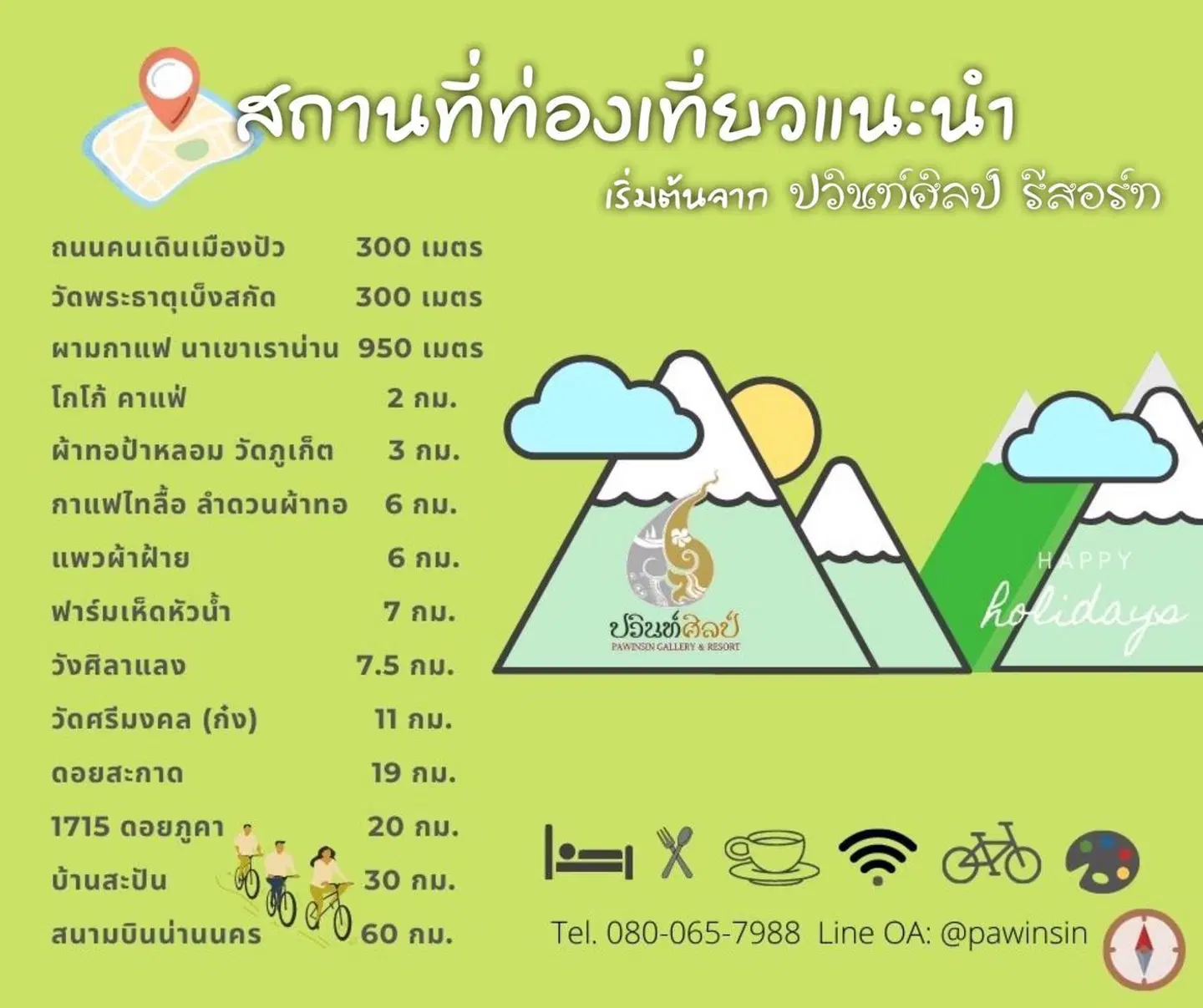 Pawinsin Resort MAP