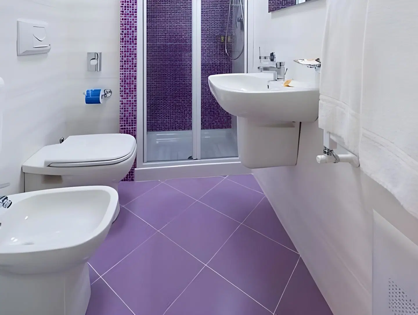Le Camere del Crimiso Badezimmer