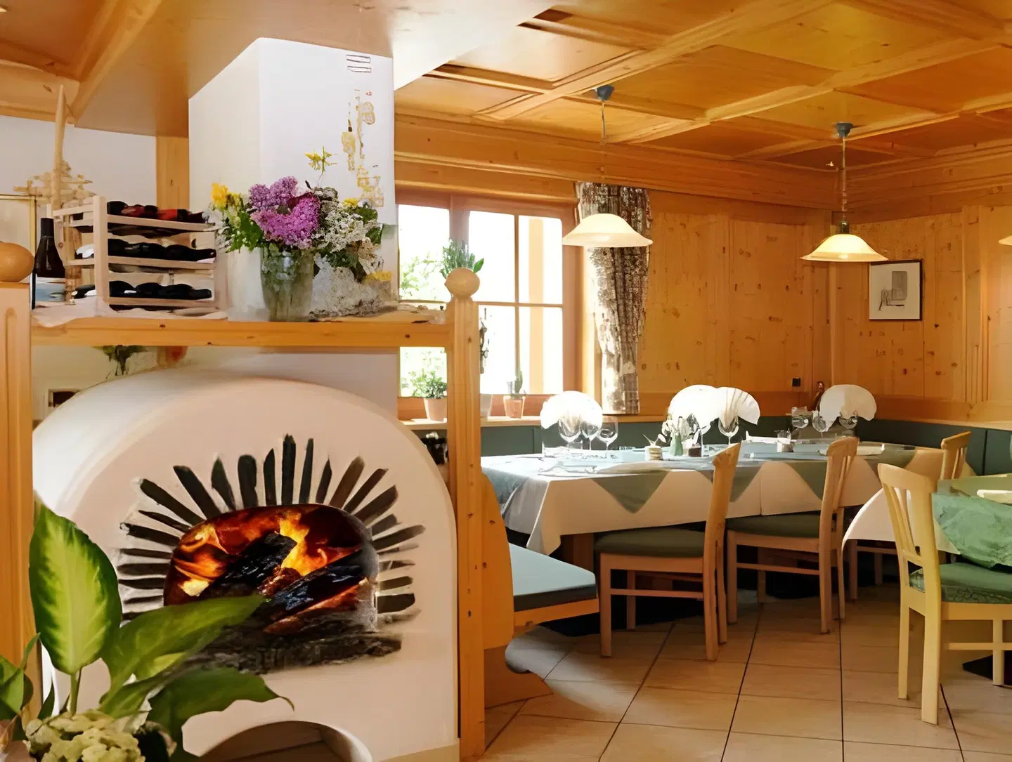 Pension Kompatscherhof Terrasse