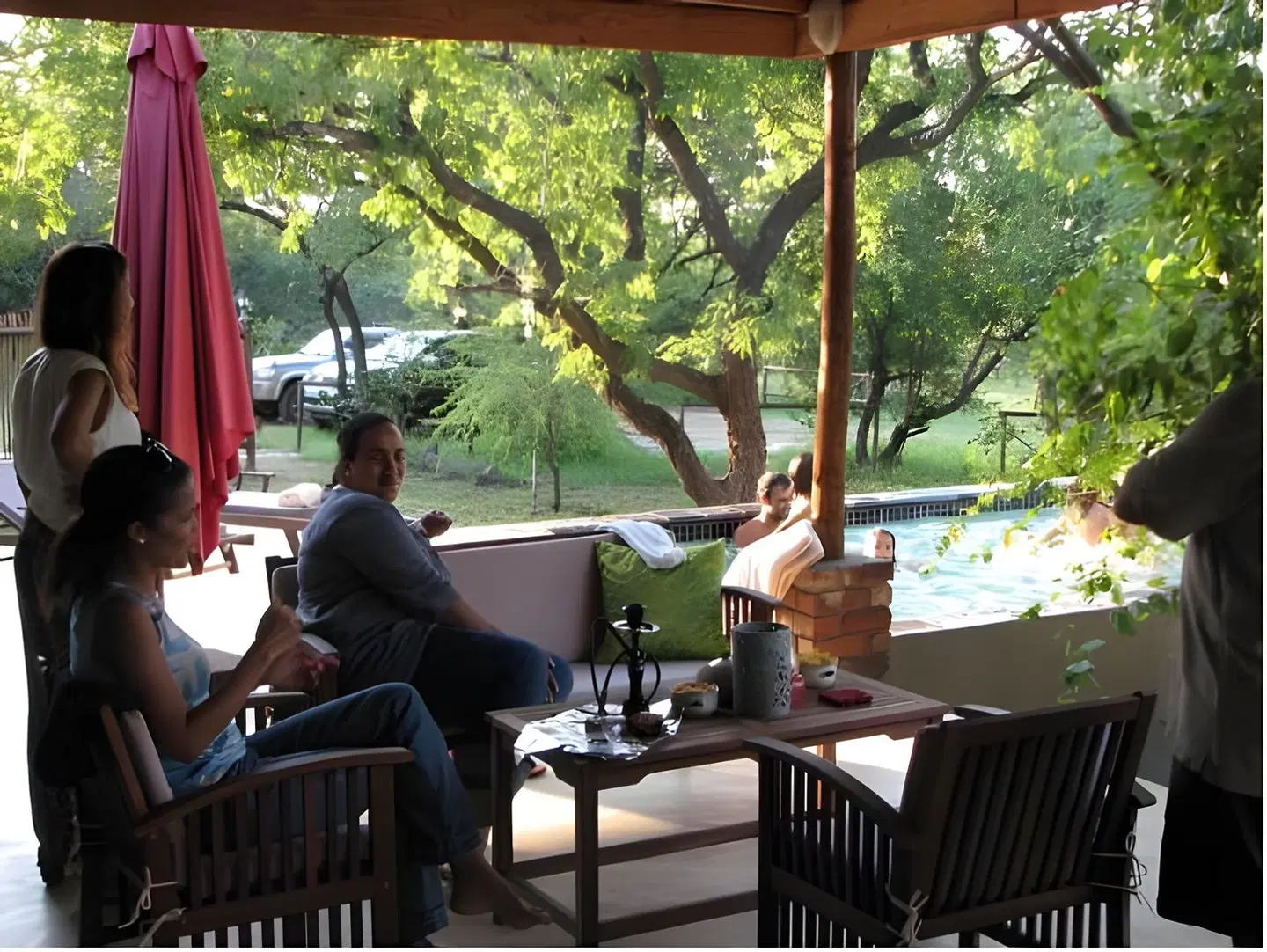 Turaco Lodge Terrasse