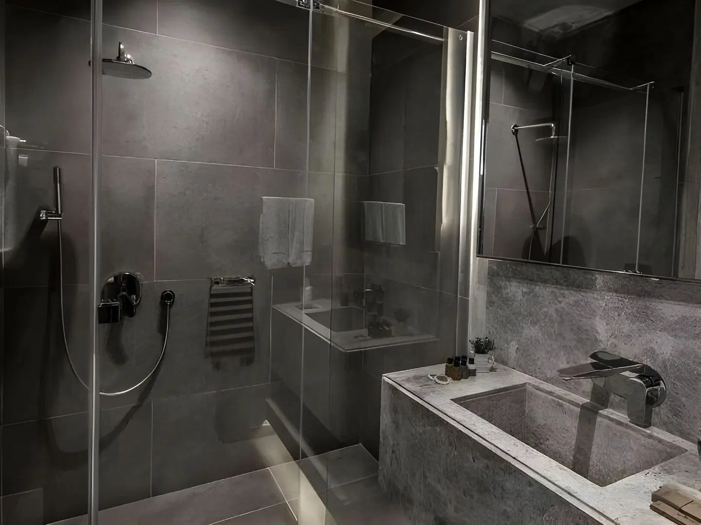 Hotel Bosfora Plus Badezimmer