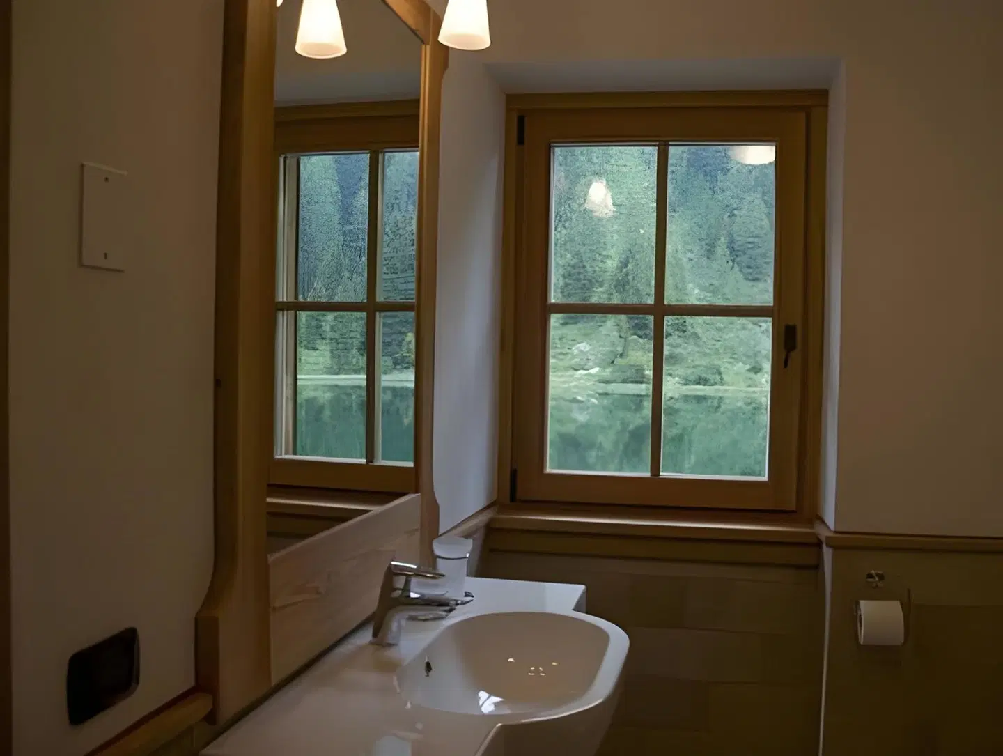 Rifugio Lago Nambino Badezimmer
