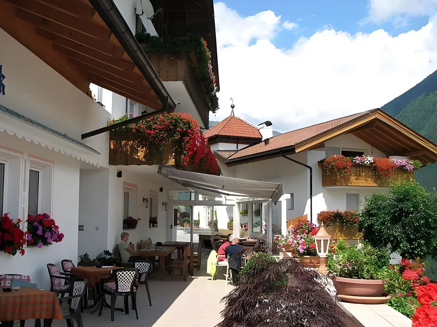 Gasthaus Jaufenblick Terrasse