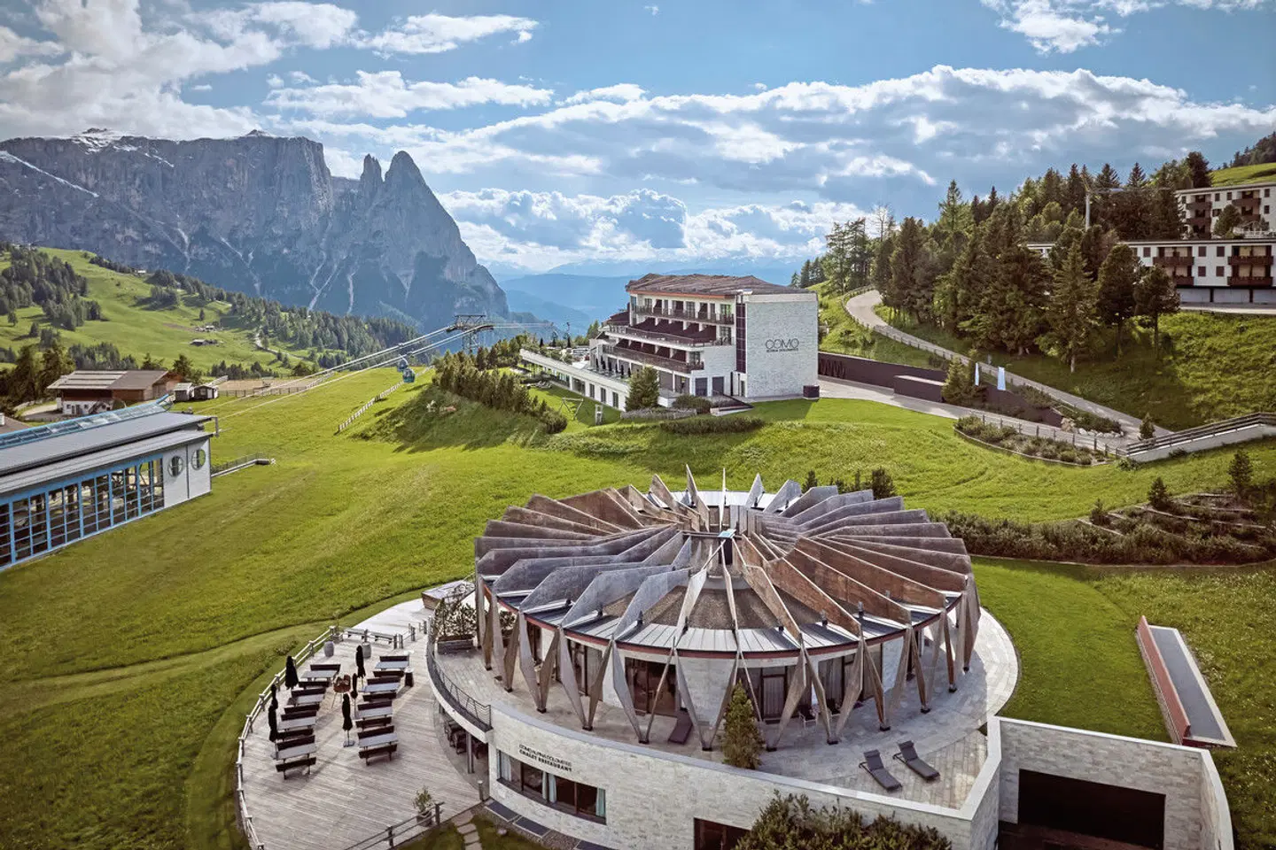 COMO Alpina Dolomites Terrasse