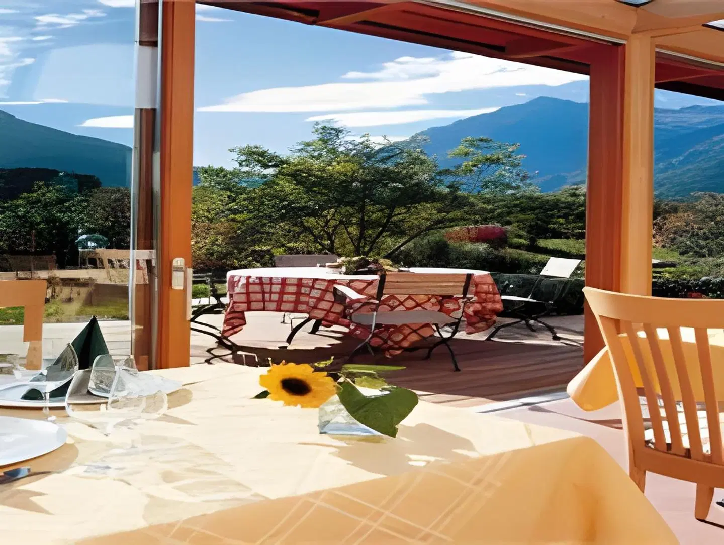 Hotel Garni Partaneshof Terrasse