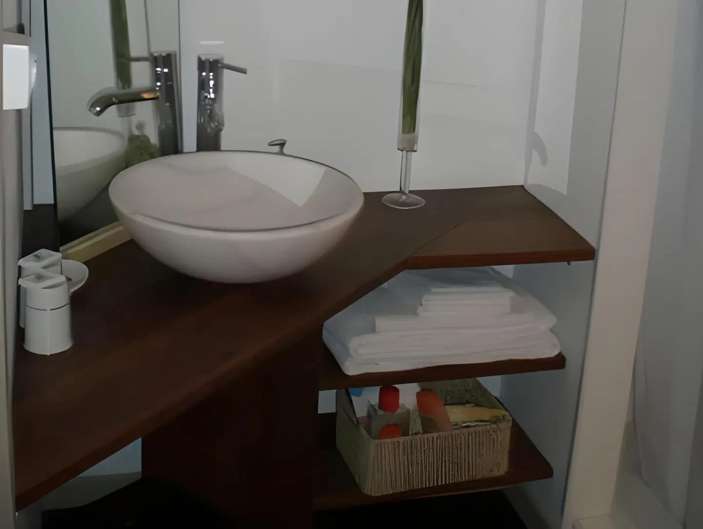 Hotel Au Coq Dort Badezimmer