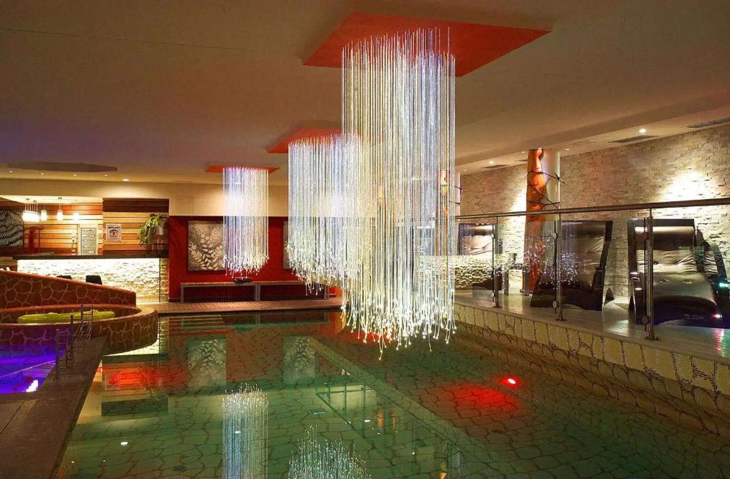 Design Oberosler Hotel Hallenbad