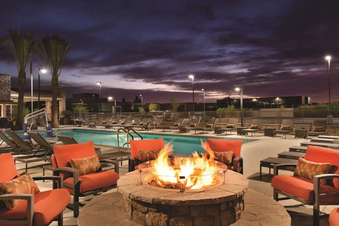 Hilton Garden Inn Phoenix Tempe, University Research Park Terrasse