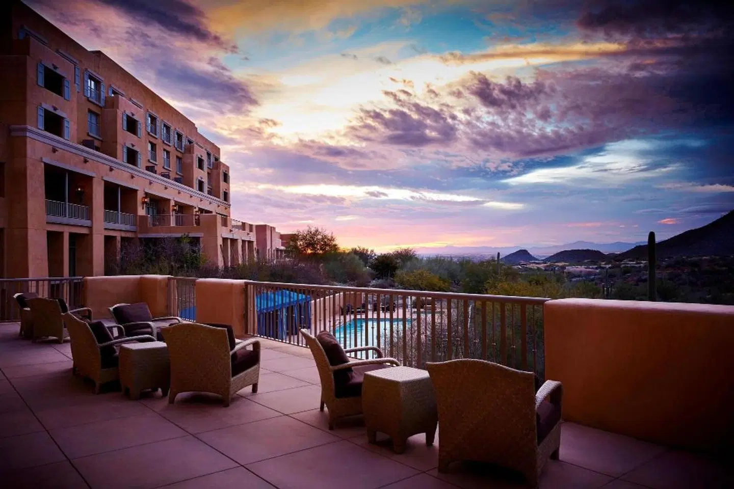 JW Marriott Tucson Starr Pass Resort & Spa Terrasse