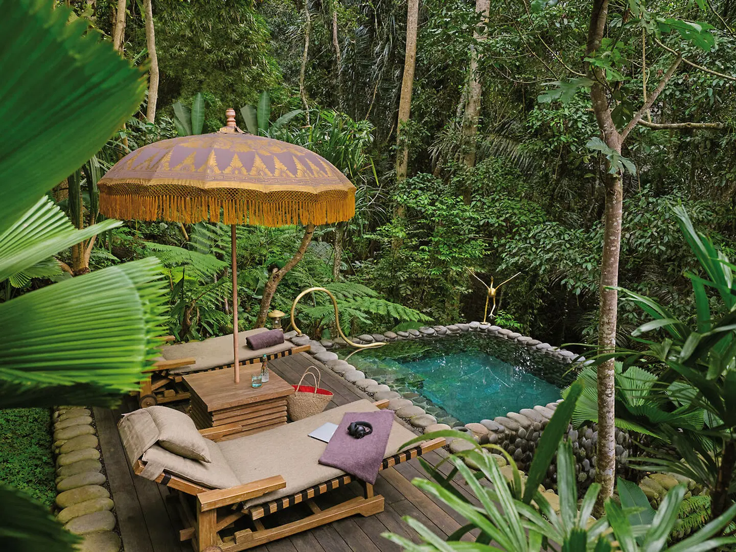 Capella Ubud Garten