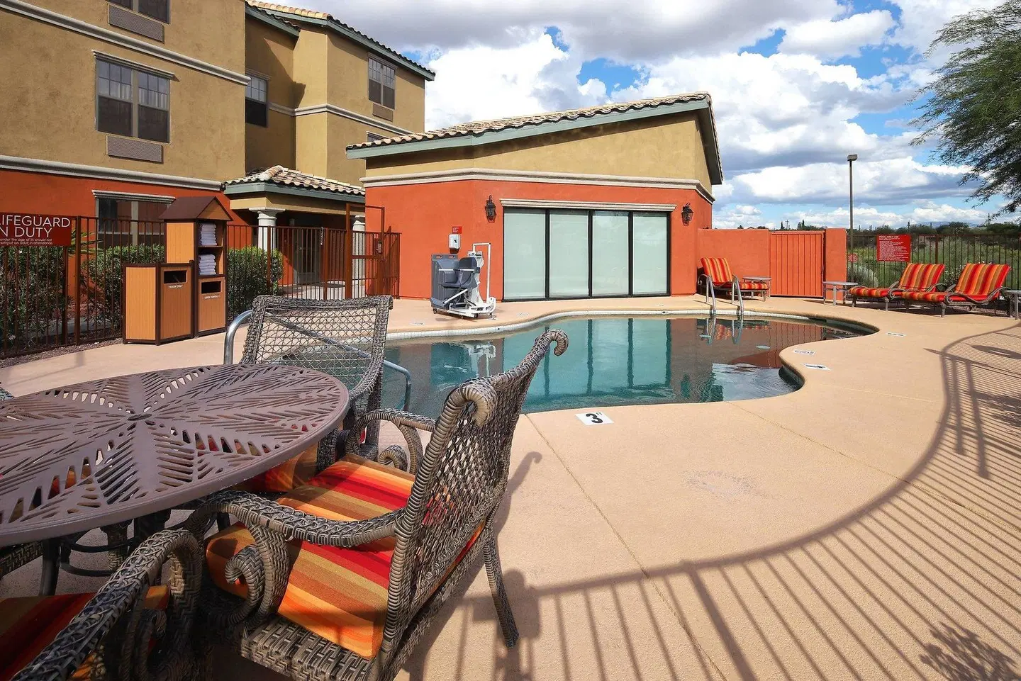 TownePlace Suites Tucson Terrasse
