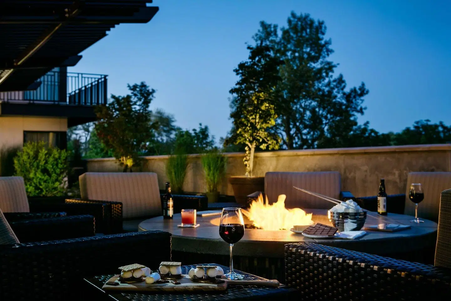Courtyard by Marriott Corvallis Terrasse