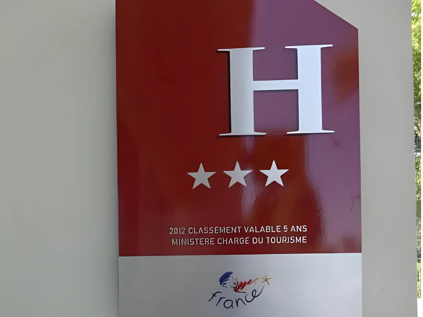 Hotel Anjou a L'Oceane Landkarte