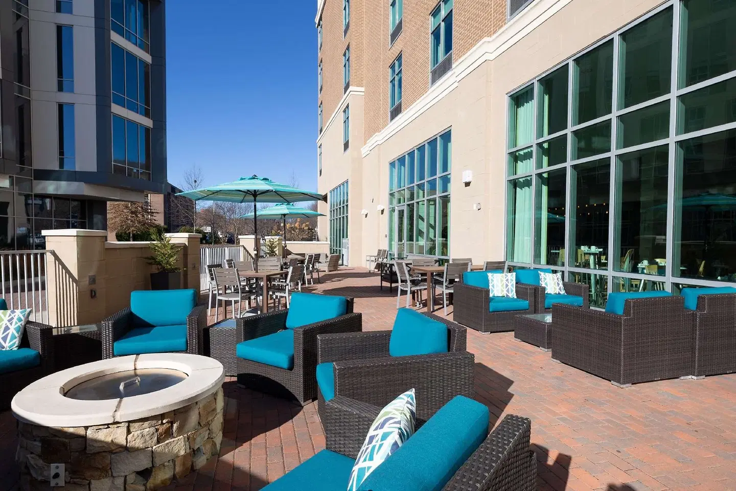 Hilton Garden Inn  Asheville Downtown Terrasse