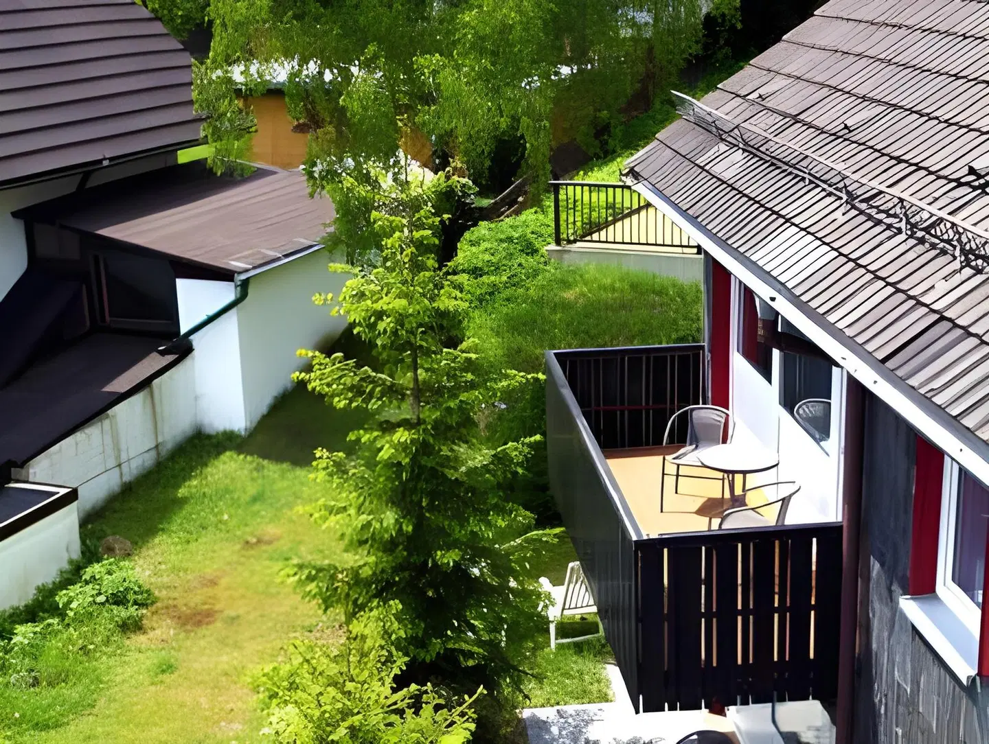 Appartementanlage Vierjahreszeiten Garten