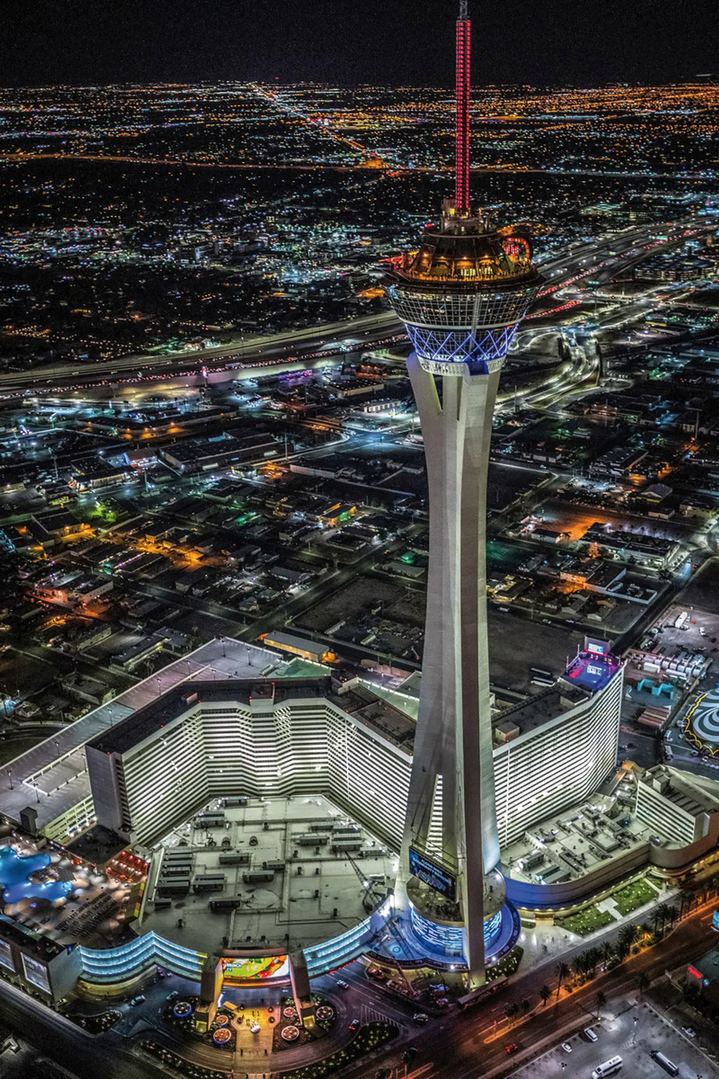 The STRAT Hotel Casino & Skypod Terrasse