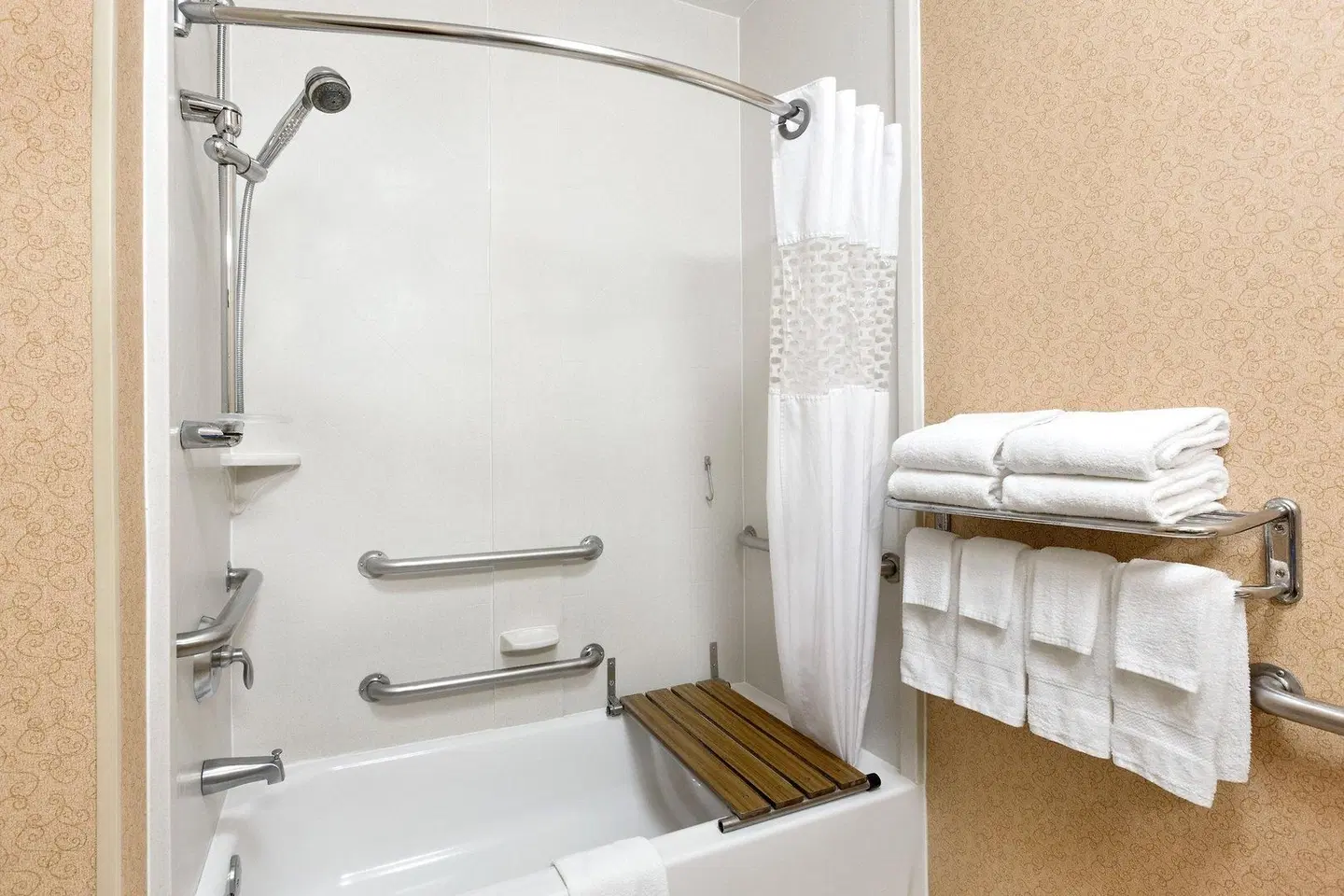 Hampton Inn Houston-Willowbrook Mall Badezimmer