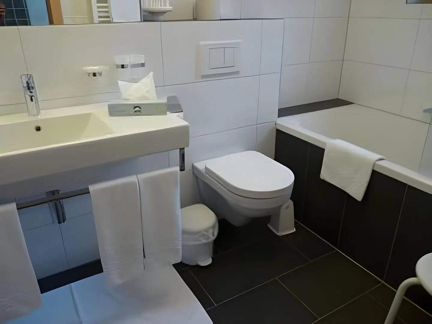 Pension Mallaun Badezimmer