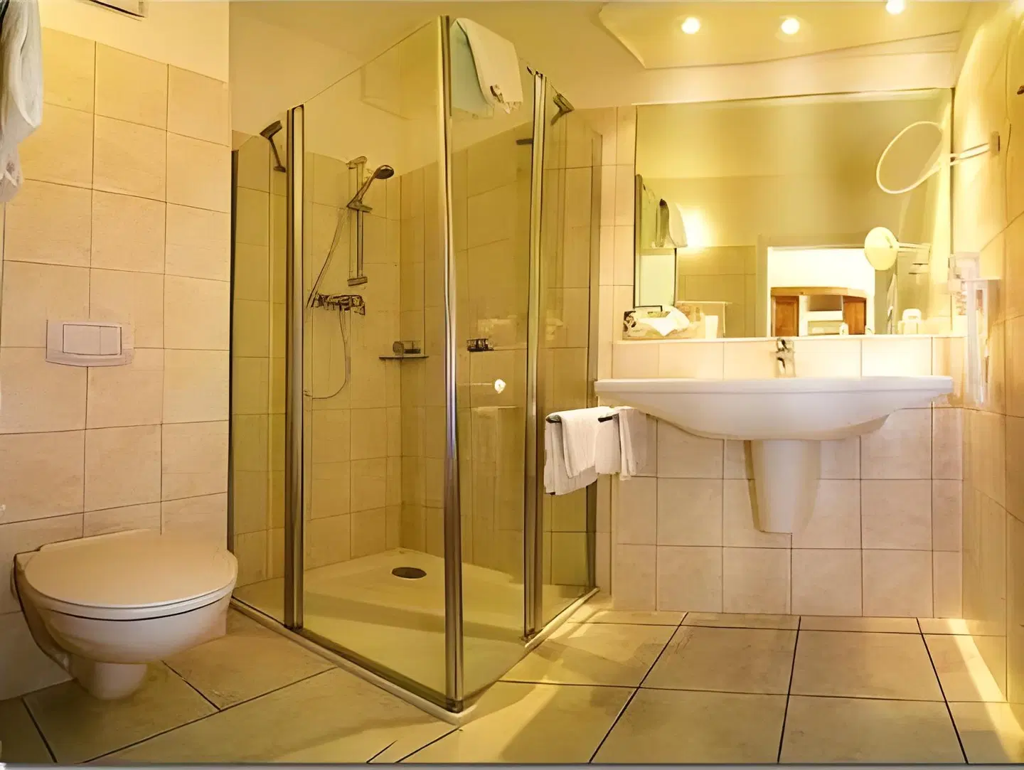 Wassermühle Heiligenthal Badezimmer