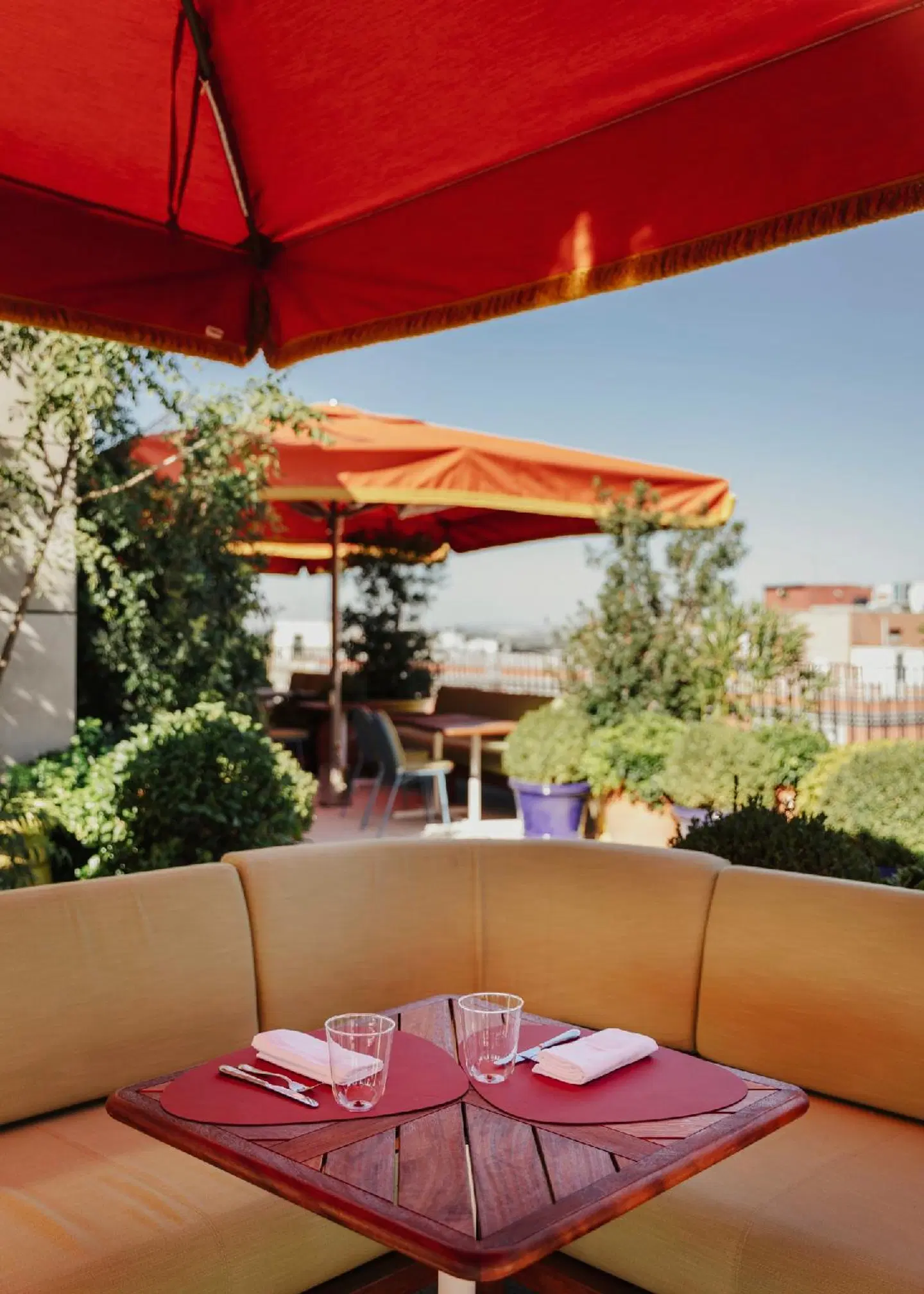 Four Seasons Hotel Madrid Terrasse